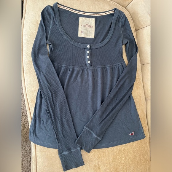 Y2K Hollister Vintage Babydoll Top RARE early 2000s VTG XS - Picture 2 of 5